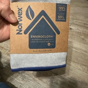 Norwex Dual-Tone Microfiber Cloth in Gray and Blue